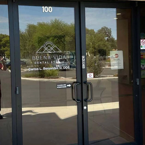 The Buena Vida Dental Studio front entrance